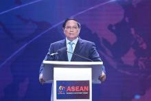 Prime Minister Pham Minh Chinh on October 8 speaks at the ASEAN Business and Investment Summit (ASEAN BIS). (Photo: VNA)