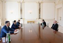 President Ilham Aliyev received Secretary General of Conference on Interaction and Confidence Building in Asia