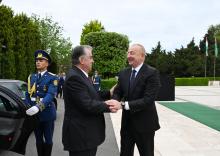 Official welcome ceremony was held for President of Tajikistan Emomali Rahmon