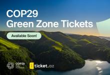 COP29 Green Zone tickets available soon