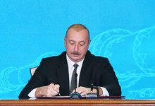 President Ilham Aliyev allocates AZN 1.5m for major renovation of roads linking Garamaryam-Ismayilli-Sheki highway with villages of Oghuz