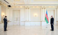 President Ilham Aliyev received credentials of Slovakia’s newly appointed ambassador