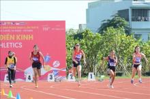 In the race (Photo: VNA)