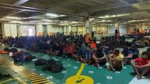 More than 300 Sri Lankans who were rescued at sea off Vietnam are now in stable conditions. (Photo: VNA)