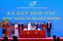 Vietnam has worked to help women start their business. (Photo: VNA)