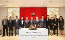 Vietnam, Singapore promote cooperation in stock market