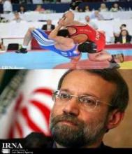 Larijani Congratulates Iran National Wrestling Team On Their Victory  