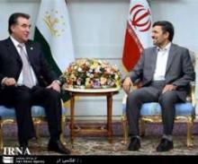 Iran, Tajikistan presidents review bilateral ties