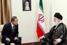 Supreme Leader receives UN chief 