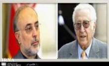 Salehi, Brahimi Discuss Syrian Developments 