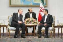 Iran President Meets Turkish Premier   