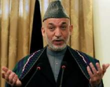 Karzai : US Can't Hold Talks With Taliban  