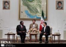 President Ahmadinejad Receives Zimbabwe Defense Min.  