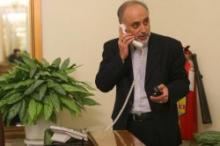 Salehi-Westerwelle Talk On Phone