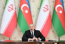 President Ilham Aliyev: The official visit of the President of Iran to Azerbaijan reflects the high level of our relations