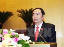 Secretary of the Communist Party of Vietnam Central Committee and President of the Vietnam Fatherland Front Central Committee Tran Thanh Man (Photo: VNA)