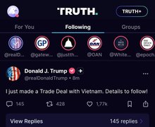 US President announces trade deal with Vietnam