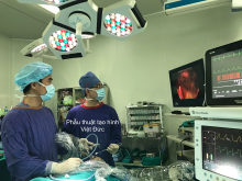 The Vietnam-Germany Friendship Hospital in Hanoi successfully performed an endoscopic surgery through the mouth to repair a patient’s orbital floor, announced the hospital on February 17 (Source: benhvienvietduc.org)