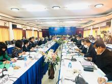 The talks between the Vietnamese and Laos Ministries of Planning and Investment in Vientiane on March 21 (Photo: baodautu.vn)