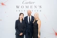 (From left) Dr. Lynne Lim, founder and CEO of NOUSQ from Singapore, Gregory Hallak, managing director of Cartier Vietnam, and Marina Trần Vũ, founder of EQUO at the 2024 Cartier Women’s Initiative Fellow Series held in HCM City on May 10. (Photo: courtesy of Cartier Vietnam)