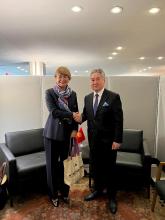 FMs of Kyrgyzstan, Monaco hold bilateral meeting in New York
