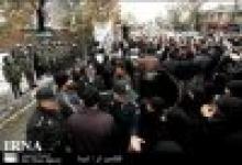 People joined crowd of protesting students outside Qolhak Garden 