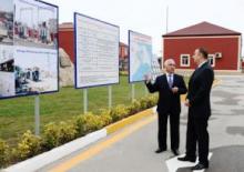 PRESIDENT ILHAM ALIYEV GETS FAMILIAR WITH CONSTRUCTION OF SUBSTATION NO 203 AND RECONSTRUCTION OF “KHYRDALAN†OVERHEAD TRANS
