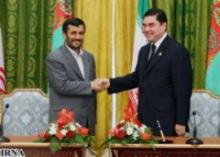 Iranian-Turkmen presidents meet