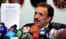 Pakistani Interior Minister Raps US for Spread of Terrorism