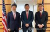 S. Korea, U.S., Japan hold talks on trilateral cooperation