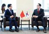 Trade minister meets Chinese envoy