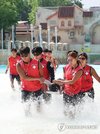 Rescue drill at water park