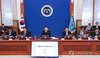 President Lee Jae Myung (3rd from L) attends a meeting with his senior secretaries at the presidential office Cheong Wa Dae in Seoul on Sept. 3, 2026. (Yonhap) (END)