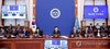 President Lee Jae Myung (5th from L) attends a Cabinet meeting at the presidential office Cheong Wa Dae in Seoul on Sept. 29, 2026. (Pool photo) (Yonhap) (END)