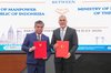 Minister of Manpower Yassierli and Turkish Minister of Labour and Social Security Vedat Işıkhan in Jakarta on Friday (July 24, 2026). 