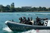 Indonesian and Australian navy personnel