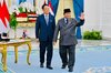Indonesian President Prabowo Subianto (right) and Thai Prime Minister Anutin Charnvirakul (left)