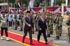 Defense Minister Sjafrie Sjamsoeddin (left) and Thai Defense Minister Lt. Gen. Adul Boomthumjareon (right)