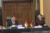 Coordinating Minister for Economic Affairs Airlangga Hartarto and German Minister for Economic Cooperation and Development Reem Alabali Radovan