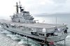 An illustration of the aircraft carrier Giuseppe Garibaldi