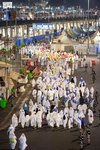 Pilgrims Perform Stoning Ritual at Jamrat Al-Aqaba in Mina