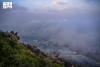 Mist Blankets Al-Baha's Mountain Peaks in Spectacular Summer Display