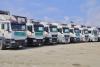 Nine KSrelief Food Aid Trucks Arrive in Yemen's Aden