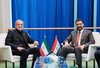 PM, Ali Faleh Al-Zaidi (right) and Iranian President Masoud Pezeshkian (left) 
