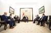 PM, Ali Faleh AL-ZAIDI, (center), Tom Barrack, the US President's Special Presidential Envoy (second from left) 