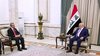 Iraqi President Nizar Amedi (right), Syrian Foreign and Expatriates Minister Asaad al-Shaibani( left) 