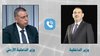 Iraqi Interior Minister, Yasser Al-Maliki (right) his Jordanian counterpart, Mazen Al-Faraya (left) 