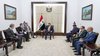 PM, Ali al-Zaidi (center), European Union Ambassador to Iraq Clemens Semtner (left) 