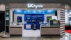 This image, provided by SK hynix Inc. on Oct. 16, 2026, shows its booth at the OCP Global Summit 2026, held in California. (PHOTO NOT FOR SALE) (Yonhap)