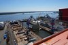 This photo captured from the website of Hanwha Defense USA shows Hanwha Philly Shipyard in Philadelphia. (PHOTO NOT FOR SALE) (Yonhap)